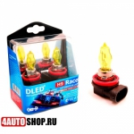  DLED Газонаполненная автомобильная лампа H9 DLED Серия "Racer" 3000K (2шт.)